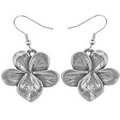 Flower of the Month Earrings - February / Violet